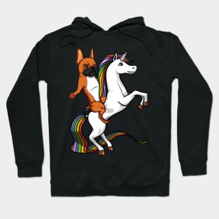 French Bulldog Riding Unicorn Hoodie